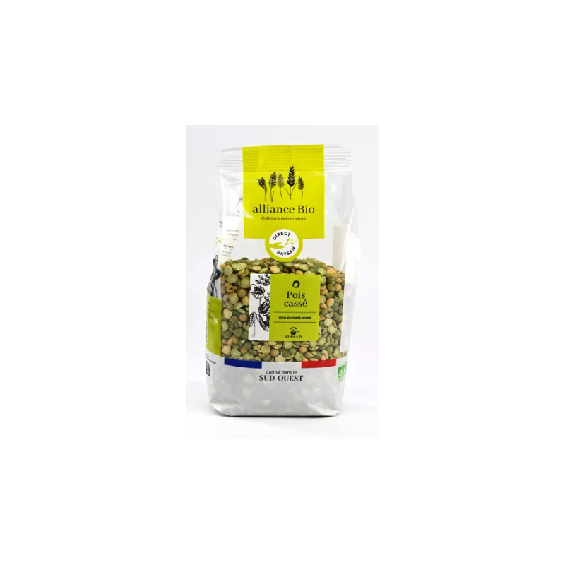 Pois cassé bio France – 500g