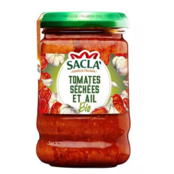 Sauce Tomates séchées et ail Bio 190g