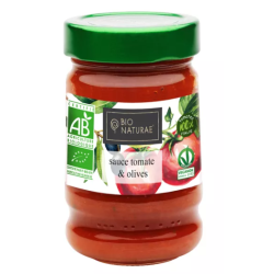 Sauce tomate & olives bio 190gr