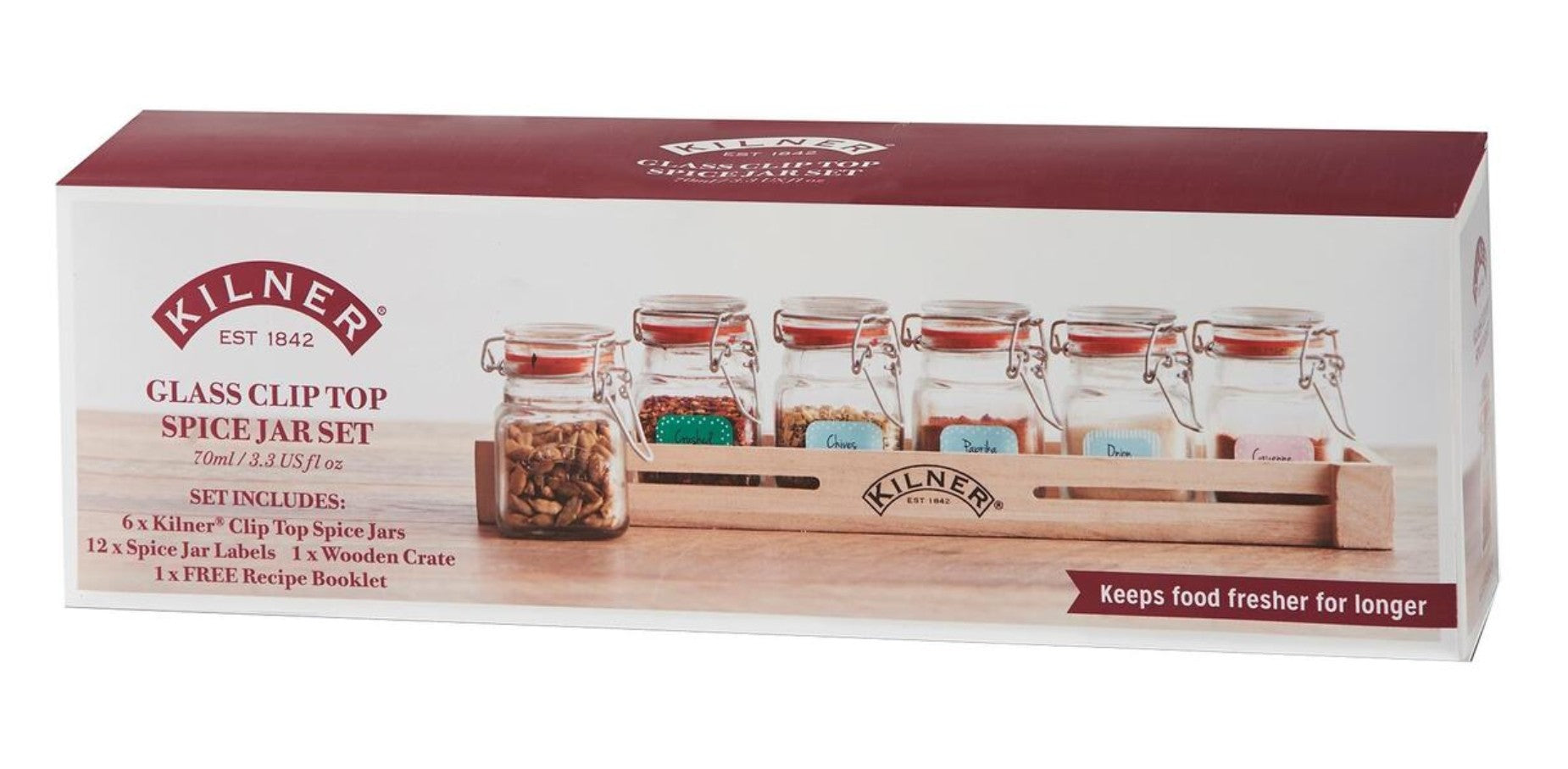 Ensemble de pots à épices en verre