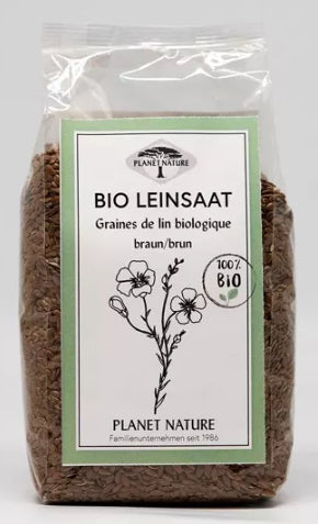 Graines de lin brun bio - 400g