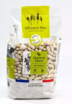 Haricot lingot blanc bio France – 500g