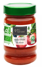 Sauce tomate & olives bio 190gr
