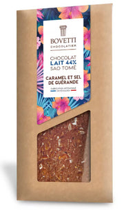 TABLETTE 100 G CHOCOLAT AU LAIT CARAMEL & SEL DE GUERANDE