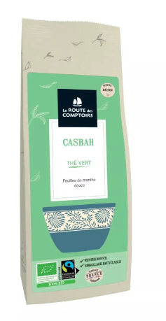 Thé vert CASBAH - Menthe douce - Sachet 100g