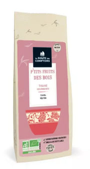 Tisane P'TITS FRUITS DES BOIS - Cassis, myrtille - Sachet 100g